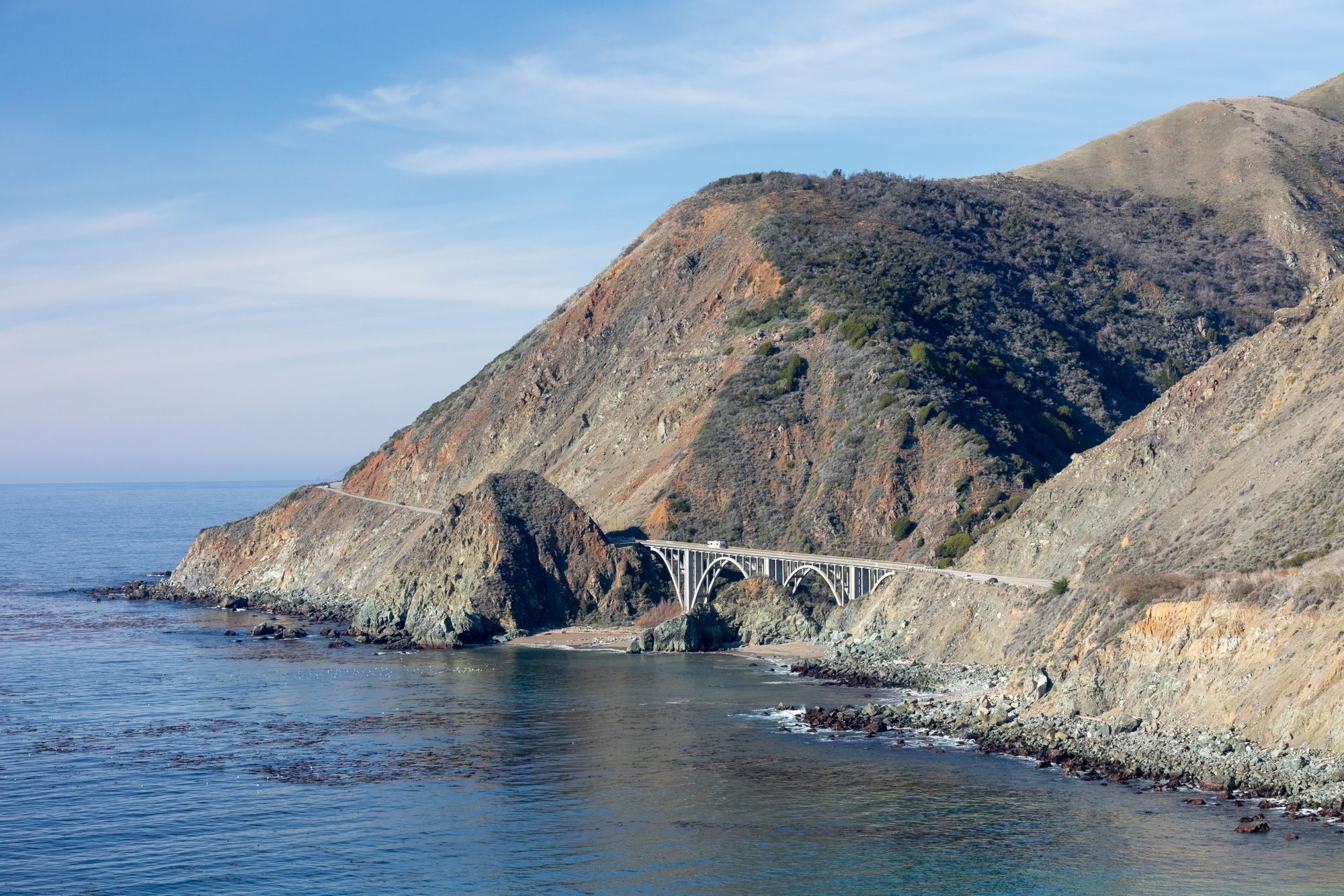 Big Creek Bridge on the Big Sur coast